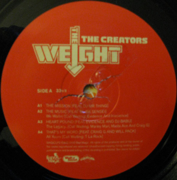 The Creators : The Weight (2xLP, Album)