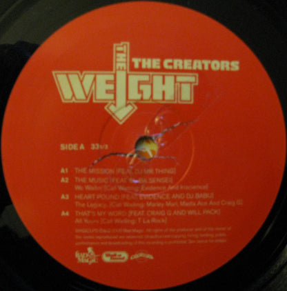 The Creators : The Weight (2xLP, Album)