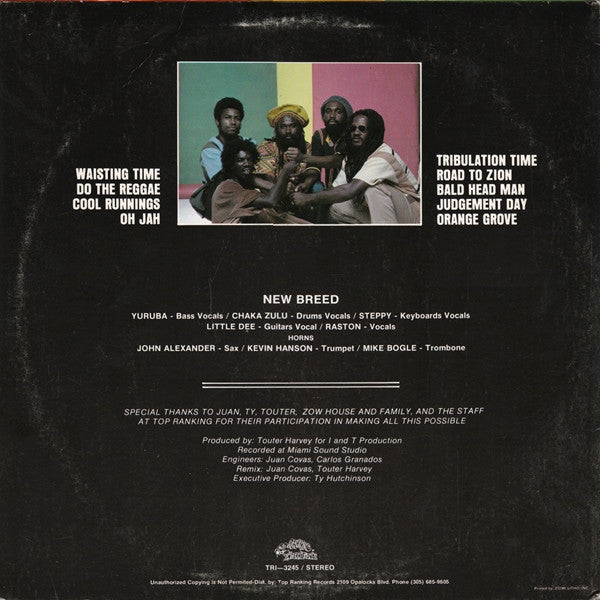 New Breed (10) : Tribulation Time (LP, Album)