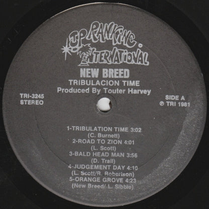 New Breed (10) : Tribulation Time (LP, Album)