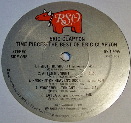 Eric Clapton : Time Pieces (The Best Of Eric Clapton) (LP, Comp, 18 )