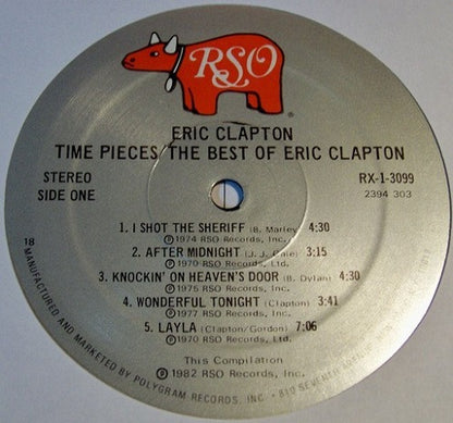 Eric Clapton : Time Pieces (The Best Of Eric Clapton) (LP, Comp, 18 )