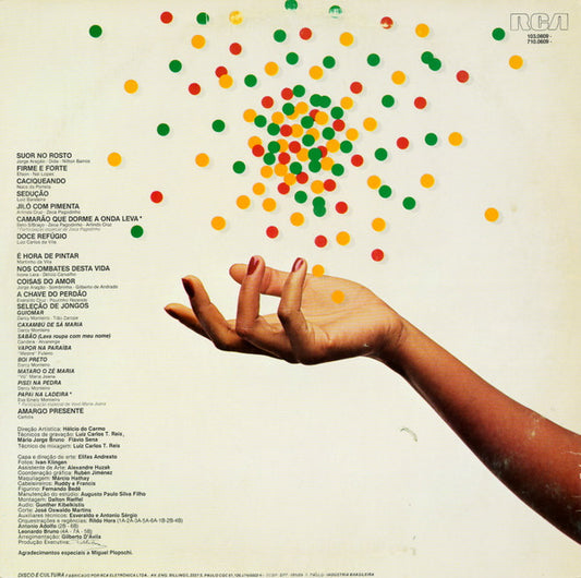 Beth Carvalho : Suor No Rosto (LP, Album)