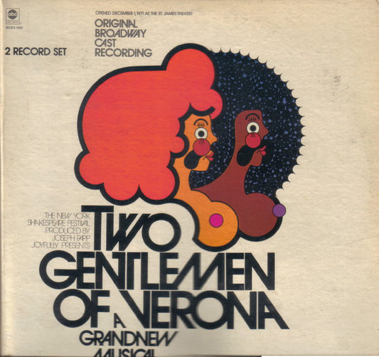 Various : Two Gentlemen Of Verona: A Grand New Musical (Original Broadway Cast Recording) (2xLP, Gat)