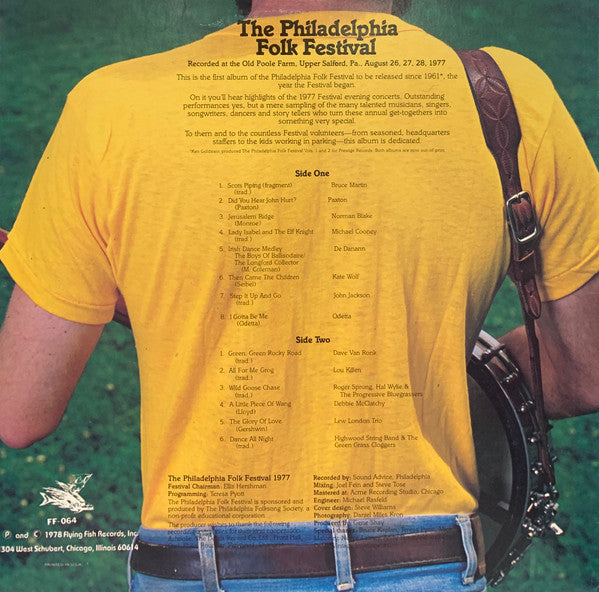 Various : Philadelphia Folk Festival (1977) (LP, Album)
