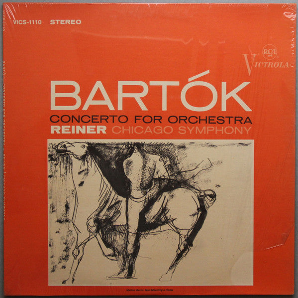 Béla Bartók, Fritz Reiner, Chicago Symphony Orchestra : Concerto For Orchestra (LP, RE)