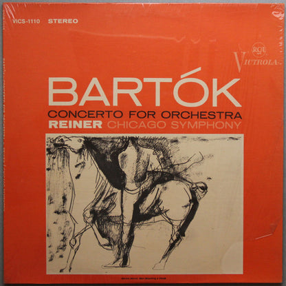 Béla Bartók, Fritz Reiner, Chicago Symphony Orchestra : Concerto For Orchestra (LP, RE)