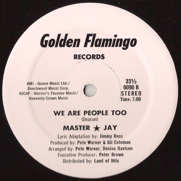 Master Jay : We Are People Too (12")