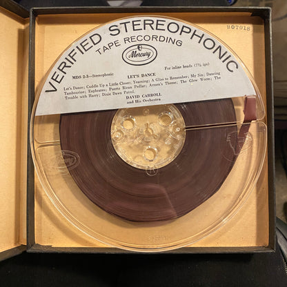 David Carroll And His Orchestra – Let's Dance (1957, Reel-to-Reel)