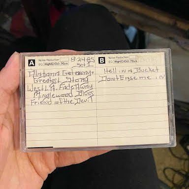The Grateful Dead - Boreal Ridge Ski Resort 8/24/85 (Bootleg Cassette)