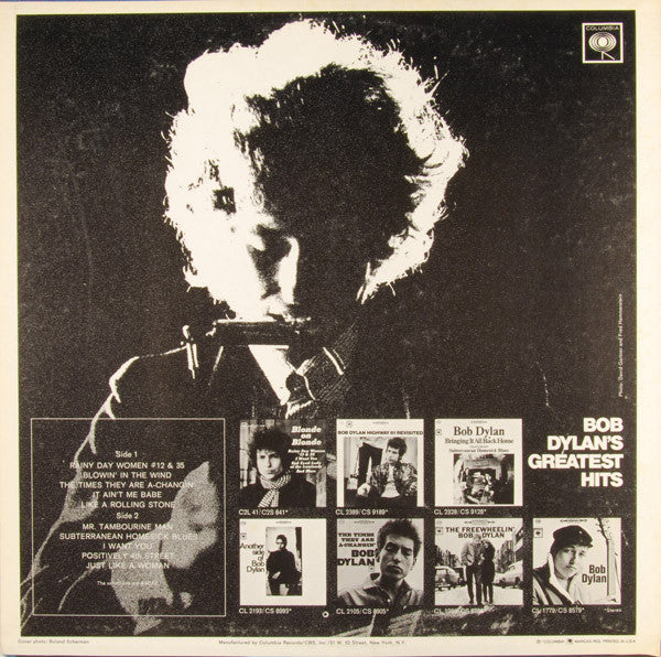 Bob Dylan : Bob Dylan's Greatest Hits (LP, Comp, RE, Pit)