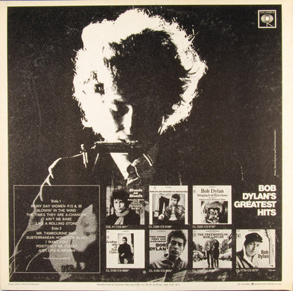 Bob Dylan : Bob Dylan's Greatest Hits (LP, Comp, RE, Pit)