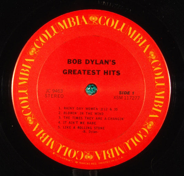 Bob Dylan : Bob Dylan's Greatest Hits (LP, Comp, RE, Pit)