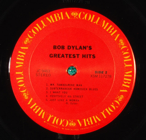 Bob Dylan : Bob Dylan's Greatest Hits (LP, Comp, RE, Pit)