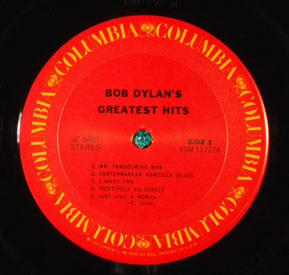 Bob Dylan : Bob Dylan's Greatest Hits (LP, Comp, RE, Pit)