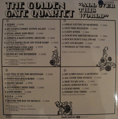 The Golden Gate Quartet : All Over This World (2xLP, Comp, RE)
