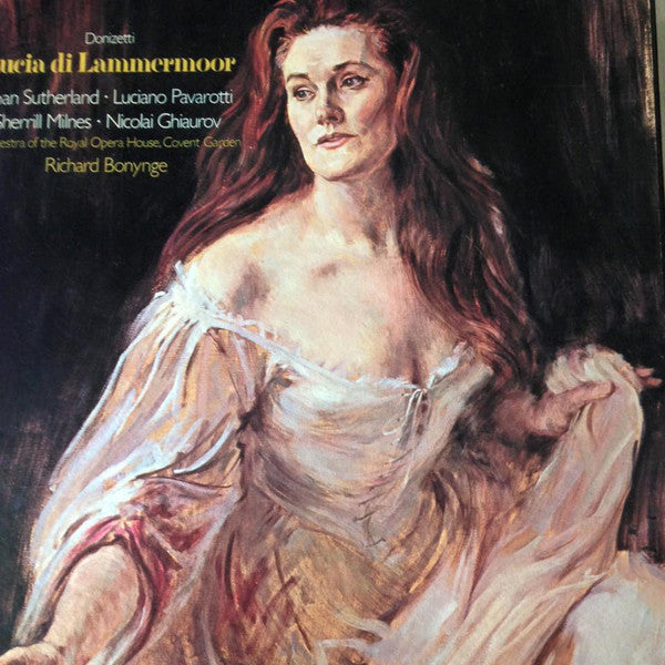 Gaetano Donizetti, Joan Sutherland, Luciano Pavarotti, Sherrill Milnes, Nicolai Ghiaurov, Orchestra Of The Royal Opera House, Covent Garden, Richard Bonynge : Lucia Di Lammermoor (3xLP, Album + Box)