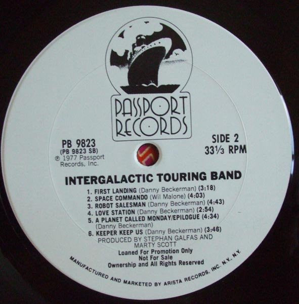 Intergalactic Touring Band : Intergalactic Touring Band (LP, Album, Promo, San)