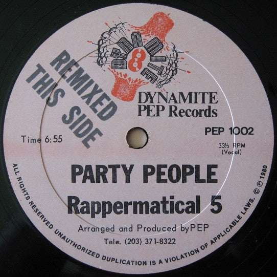 Rappermatical 5 : Party People (12", RM)