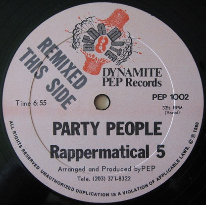 Rappermatical 5 : Party People (12", RM)
