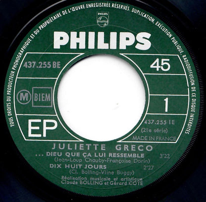 Juliette Gréco : 21e Série (7", EP)