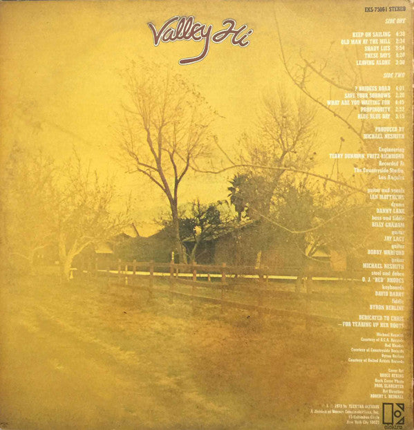 Iain Matthews : Valley Hi (LP, Album, Promo, San)