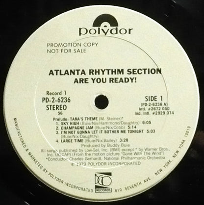 Atlanta Rhythm Section : Are You Ready! (2xLP, Album, Promo)