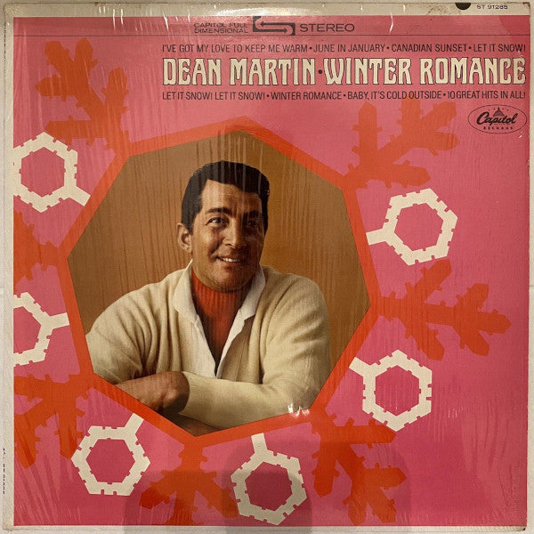 Dean Martin : Winter Romance (LP, Album, Club, RE, Cap)