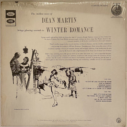 Dean Martin : Winter Romance (LP, Album, Club, RE, Cap)