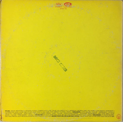 Steve Miller Band : Brave New World (LP, Album, Scr)