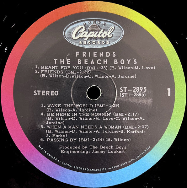 The Beach Boys : Friends (LP, Album)