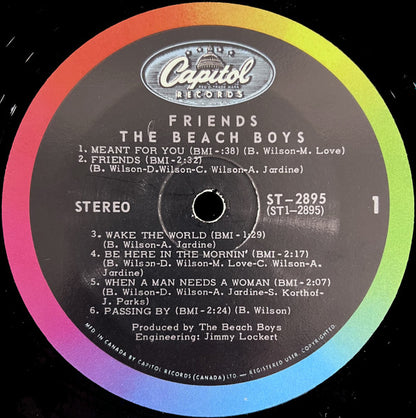 The Beach Boys : Friends (LP, Album)