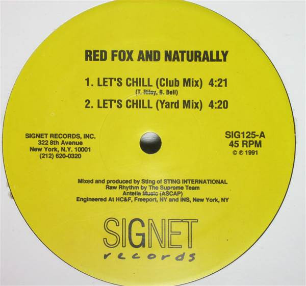 Red Fox (2) And Naturalee / Screechy Dan : Let's Chill / Blood For Money (12", Single)