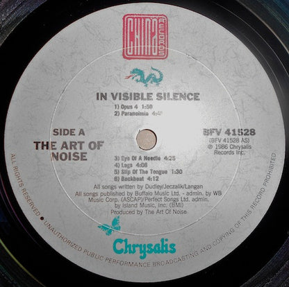 The Art Of Noise : In Visible Silence (LP, Album, Pit)