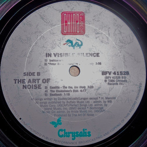 The Art Of Noise : In Visible Silence (LP, Album, Pit)
