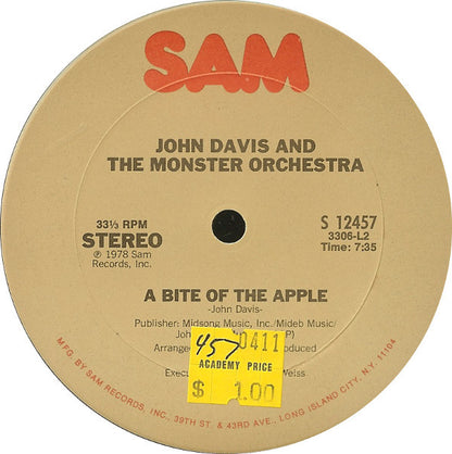 John Davis & The Monster Orchestra : Ain't That Enough For You / A Bite Of The Apple (12")