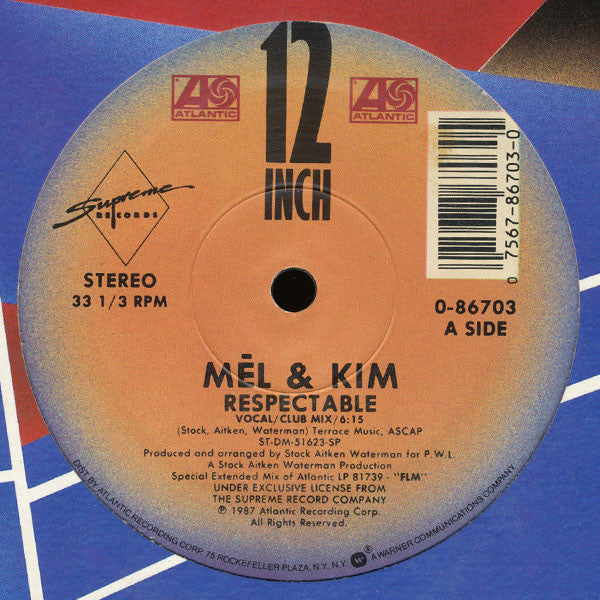 Mel & Kim : Respectable (12")