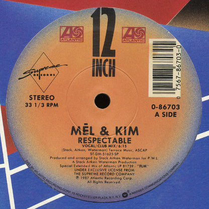 Mel & Kim : Respectable (12")