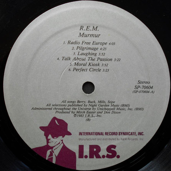 R.E.M. : Murmur (LP, Album, (B))