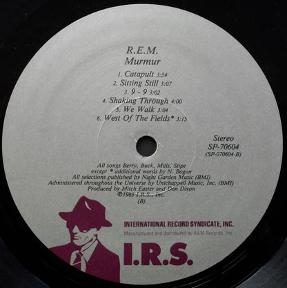 R.E.M. : Murmur (LP, Album, (B))