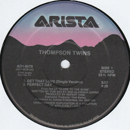 Thompson Twins : Get That Love (12", Single)