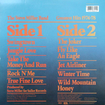 Steve Miller Band : Greatest Hits 1974-78 (LP, Comp, RE, Spe)