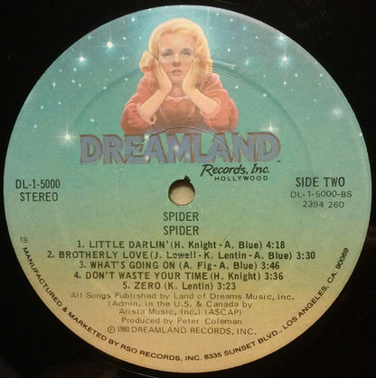Spider (12) : Spider (LP, Album, 18 )