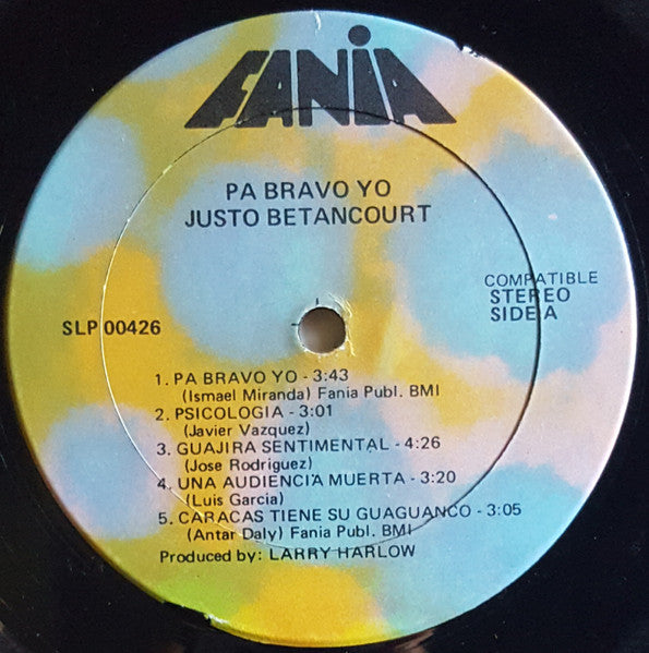 Justo Betancourt : Pa Bravo Yo (LP, Album)