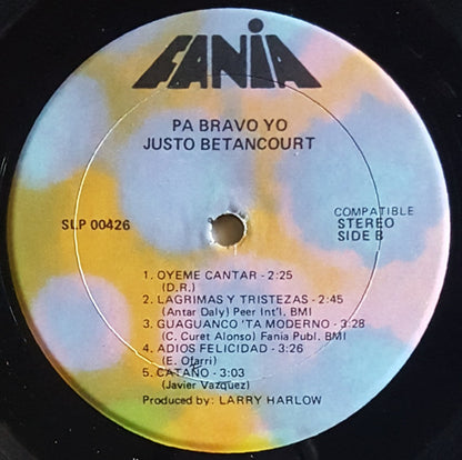 Justo Betancourt : Pa Bravo Yo (LP, Album)