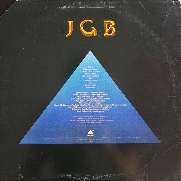 The Jerry Garcia Band : Cats Under The Stars (LP, Album, Promo)
