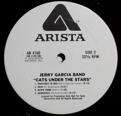 The Jerry Garcia Band : Cats Under The Stars (LP, Album, Promo)