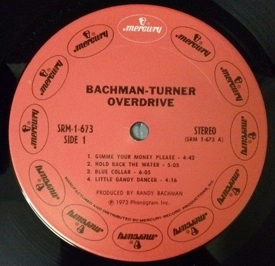 Bachman-Turner Overdrive : Bachman-Turner Overdrive (LP, Album, San)