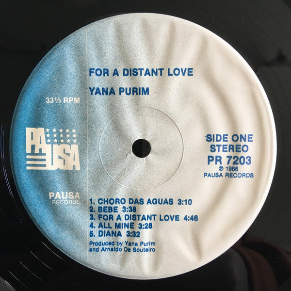 Yana Purim, Luiz Bonfá, Airto Moreira : For A Distant Love (LP, Album)