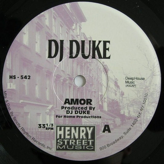 DJ Duke : Amor / Music Cinema (12")